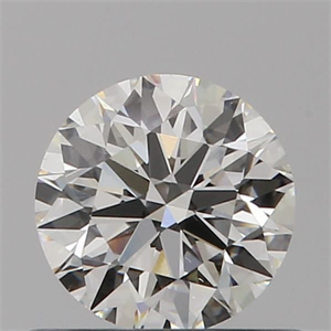 Picture of Natural Diamond 0.51 Carats, Round with Excellent Cut, H Color, VS2 Clarity and Certified by GIA
