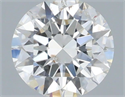 Natural Diamond 0.60 Carats, Round with Excellent Cut, H Color, SI2 Clarity and Certified by IGI