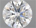 Natural Diamond 0.43 Carats, Round with Excellent Cut, H Color, VS1 Clarity and Certified by GIA