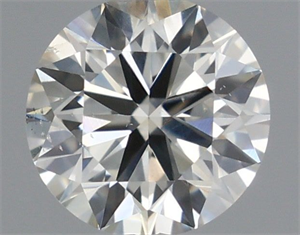 Picture of Natural Diamond 0.42 Carats, Round with Excellent Cut, I Color, SI1 Clarity and Certified by IGI