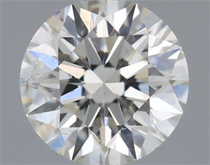 Picture of Natural Diamond 0.40 Carats, Round with Excellent Cut, G Color, SI2 Clarity and Certified by IGI
