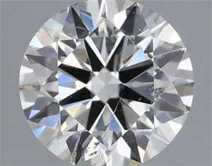 Picture of Natural Diamond 0.40 Carats, Round with Excellent Cut, G Color, SI2 Clarity and Certified by IGI