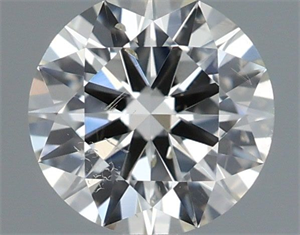 Picture of Natural Diamond 0.40 Carats, Round with Excellent Cut, G Color, SI2 Clarity and Certified by IGI