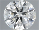 Natural Diamond 0.40 Carats, Round with Excellent Cut, G Color, SI2 Clarity and Certified by IGI