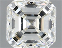 Natural Diamond 1.00 Carats, Asscher with  Cut, I Color, VS2 Clarity and Certified by IGI