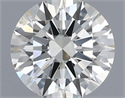 Natural Diamond 0.52 Carats, Round with Excellent Cut, J Color, VS2 Clarity and Certified by IGI