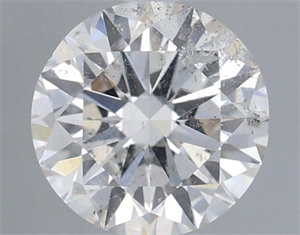 Picture of Natural Diamond 0.90 Carats, Round with Very Good Cut, F Color, I1 Clarity and Certified by GIA