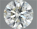 Natural Diamond 0.71 Carats, Round with Excellent Cut, K Color, SI1 Clarity and Certified by IGI