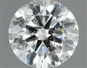 Picture of Natural Diamond 1.06 Carats, Round with Excellent Cut, K Color, I1 Clarity and Certified by IGI