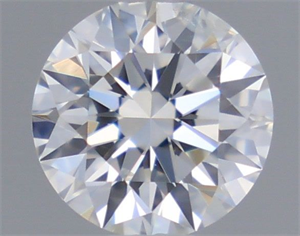 Picture of Natural Diamond 0.54 Carats, Round with Excellent Cut, F Color, SI2 Clarity and Certified by GIA