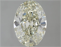 Diamante Natural 1.51 quilates, Ovalado , Color K, claridad I1 y certificado GIA
