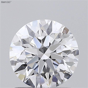 Foto Diamante Natural 1.09 quilates, Redondo , Color F, claridad IF y certificado GIA de