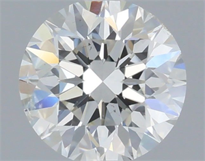 Picture of Natural Diamond 0.50 Carats, Round with Very Good Cut, H Color, SI2 Clarity and Certified by IGI