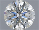 Natural Diamond 0.40 Carats, Round with Excellent Cut, H Color, SI2 Clarity and Certified by IGI
