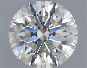 Picture of Natural Diamond 0.40 Carats, Round with Excellent Cut, H Color, SI2 Clarity and Certified by IGI