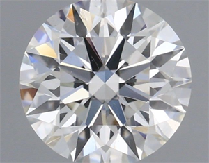 Picture of Natural Diamond 0.44 Carats, Round with Excellent Cut, G Color, VS2 Clarity and Certified by IGI
