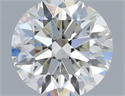 Natural Diamond 0.40 Carats, Round with Excellent Cut, H Color, VS1 Clarity and Certified by IGI