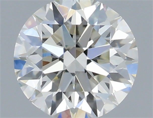 Picture of Natural Diamond 0.40 Carats, Round with Excellent Cut, H Color, VS1 Clarity and Certified by IGI