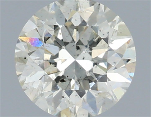 Picture of Natural Diamond 0.71 Carats, Round with Very Good Cut, J Color, I1 Clarity and Certified by IGI