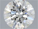 Natural Diamond 0.40 Carats, Round with Very Good Cut, I Color, I1 Clarity and Certified by IGI
