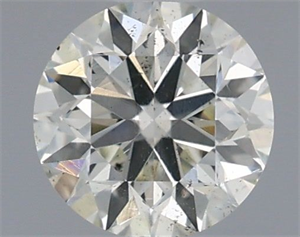 Picture of Natural Diamond 0.42 Carats, Round with Excellent Cut, I Color, SI1 Clarity and Certified by IGI