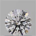 Natural Diamond 0.48 Carats, Round with Excellent Cut, D Color, SI2 Clarity and Certified by GIA