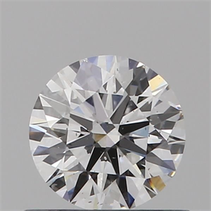 Picture of Natural Diamond 0.48 Carats, Round with Excellent Cut, D Color, SI2 Clarity and Certified by GIA