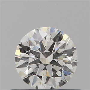 Picture of Natural Diamond 0.41 Carats, Round with Excellent Cut, J Color, I1 Clarity and Certified by GIA