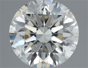 Picture of Natural Diamond 0.50 Carats, Round with Excellent Cut, K Color, VS2 Clarity and Certified by GIA