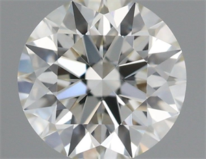 Picture of Natural Diamond 0.50 Carats, Round with Excellent Cut, K Color, VS2 Clarity and Certified by GIA
