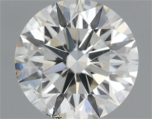 Picture of Natural Diamond 0.72 Carats, Round with Excellent Cut, K Color, SI2 Clarity and Certified by GIA