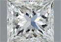 Natural Diamond 1.20 Carats, Princess with  Cut, J Color, VS2 Clarity and Certified by GIA