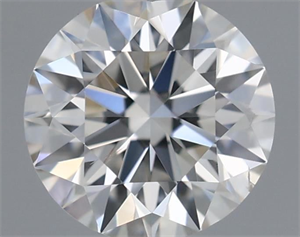 Picture of Natural Diamond 0.40 Carats, Round with Excellent Cut, I Color, SI1 Clarity and Certified by GIA