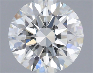 Picture of Natural Diamond 0.70 Carats, Round with Excellent Cut, H Color, VS2 Clarity and Certified by GIA