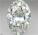 Natural Diamond 3.50 Carats, Oval with  Cut, I Color, VVS2 Clarity and Certified by GIA