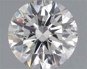 Foto Diamante Natural 0.80 quilates, Redondo , Color J, claridad SI2 y certificado GIA de