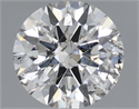 Natural Diamond 0.66 Carats, Round with Excellent Cut, I Color, I1 Clarity and Certified by GIA