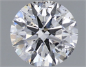 Natural Diamond 0.50 Carats, Round with Excellent Cut, F Color, I1 Clarity and Certified by GIA