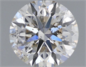 Natural Diamond 0.56 Carats, Round with Excellent Cut, J Color, SI2 Clarity and Certified by GIA
