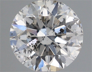 Picture of Natural Diamond 0.86 Carats, Round with Excellent Cut, J Color, I1 Clarity and Certified by GIA