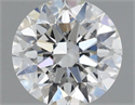 Natural Diamond 1.07 Carats, Round with Excellent Cut, I Color, SI1 Clarity and Certified by GIA