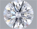 Natural Diamond 0.80 Carats, Round with Excellent Cut, D Color, VS2 Clarity and Certified by GIA