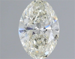Picture of Natural Diamond 0.41 Carats, Oval with  Cut, I Color, VVS2 Clarity and Certified by IGI