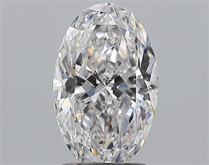 Picture of Natural Diamond 2.01 Carats, Oval with  Cut, D Color, SI2 Clarity and Certified by GIA