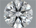 Natural Diamond 0.40 Carats, Round with Excellent Cut, I Color, SI2 Clarity and Certified by GIA