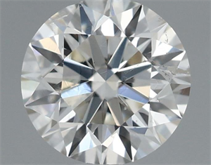 Picture of Natural Diamond 0.40 Carats, Round with Excellent Cut, I Color, SI2 Clarity and Certified by GIA
