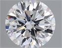 Natural Diamond 1.51 Carats, Round with Very Good Cut, D Color, IF Clarity and Certified by GIA
