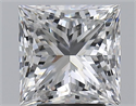 Diamante Natural 4.01 quilates, Princesa , Color E, claridad VS2 y certificado GIA