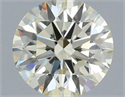 Natural Diamond 0.40 Carats, Round with Excellent Cut, L Color, SI2 Clarity and Certified by IGI
