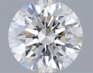 Foto Diamante Natural 0.58 quilates, Redondo , Color F, claridad SI1 y certificado IGI de